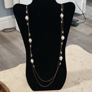 Vintage 2 strand beaded necklace